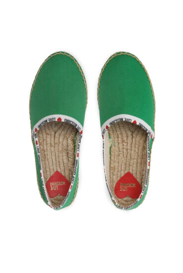 LOVE MOSCHINO Еспадрили JA10323G1GJH0850 Зелен - Mera.bg
