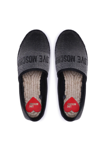 LOVE MOSCHINO Еспадрили JA10343G1GIGC000 Черен - Mera.bg