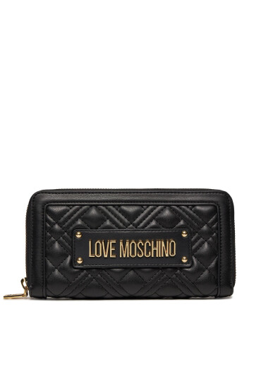 LOVE MOSCHINO Голям дамски портфейл JC5600PP0ILA0000 Черен - Mera.bg