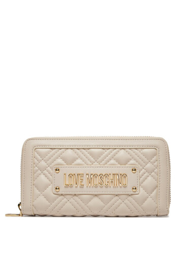 LOVE MOSCHINO Голям дамски портфейл JC5600PP0ILA0110 Бежов - Mera.bg