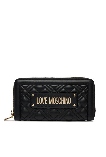 LOVE MOSCHINO Голям дамски портфейл JC5600PP1ILA0000 Черен - Mera.bg
