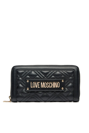 LOVE MOSCHINO Голям дамски портфейл JC5600PP1LLA0000 Черен - Mera.bg
