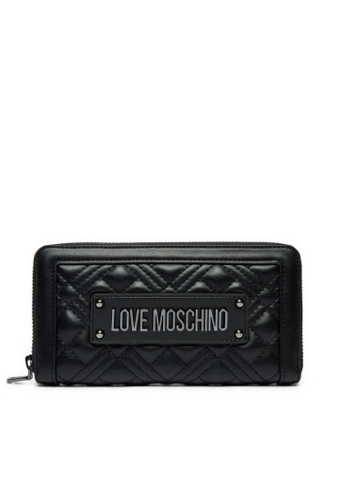 LOVE MOSCHINO Голям дамски портфейл JC5600PP1LLA000A Черен - Mera.bg