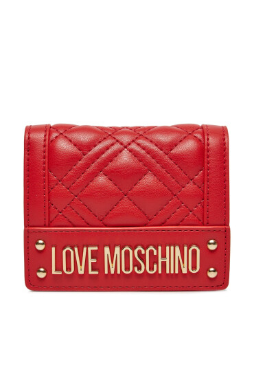 LOVE MOSCHINO Голям дамски портфейл JC5601PP0ILA0500 Rosso - Mera.bg