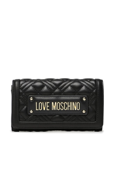 LOVE MOSCHINO Голям дамски портфейл JC5603PP1HLA0000 Nero - Mera.bg