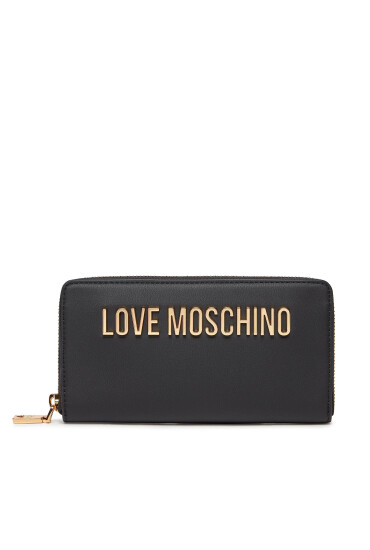 LOVE MOSCHINO Голям дамски портфейл JC5611PP1IKD0000 Черен - Mera.bg