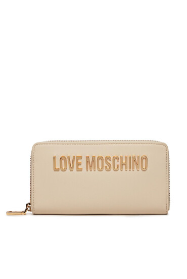 LOVE MOSCHINO Голям дамски портфейл JC5611PP1IKD0110 Екрю - Mera.bg