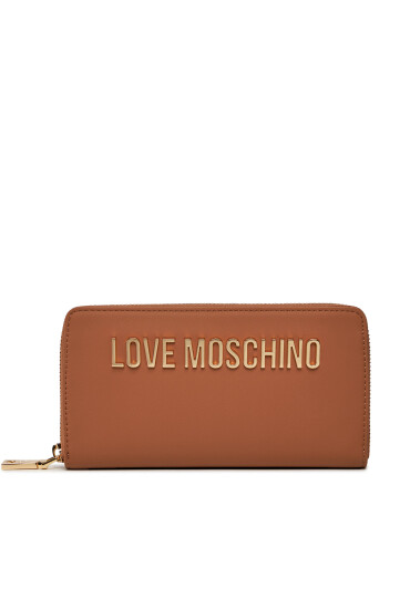 LOVE MOSCHINO Голям дамски портфейл JC5611PP1IKD0201 Кафяв - Mera.bg