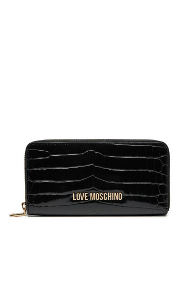 LOVE MOSCHINO Голям дамски портфейл JC5700PP0LKJ0000 Черен - Mera.bg