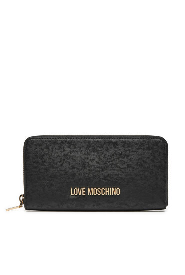 LOVE MOSCHINO Голям дамски портфейл JC5700PP0LLD0000 Черен - Mera.bg