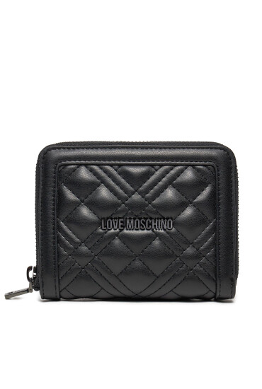 LOVE MOSCHINO Голям дамски портфейл JC5710PP0ILA000A Черен - Mera.bg