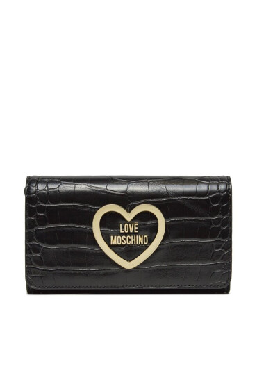 LOVE MOSCHINO Голям дамски портфейл JC5712PP0HKC0000 Nero - Mera.bg