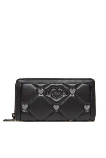 LOVE MOSCHINO Голям дамски портфейл JC5716PP0HLZ0000 Nero - Mera.bg