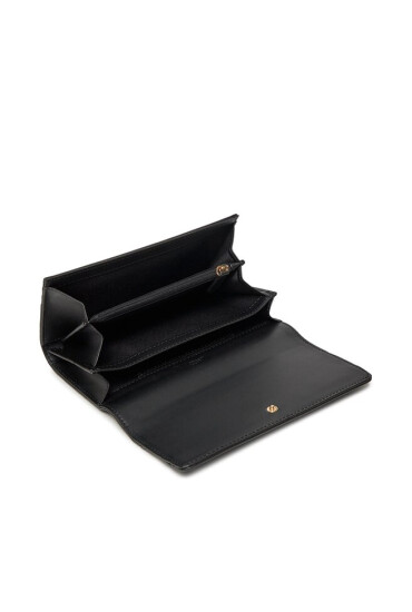 LOVE MOSCHINO Голям дамски портфейл JC5720PP0HKG100A Nero/Bianco - Mera.bg