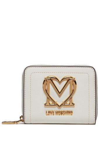 LOVE MOSCHINO Голям дамски портфейл JC5722PP0HKG0120 Бял - Mera.bg
