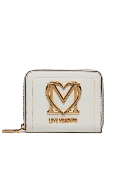 LOVE MOSCHINO Голям дамски портфейл JC5722PP0HKG0120 Бял - Mera.bg