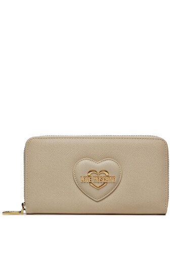 LOVE MOSCHINO Голям дамски портфейл JC5730PP0IKL0110 Avorio - Mera.bg