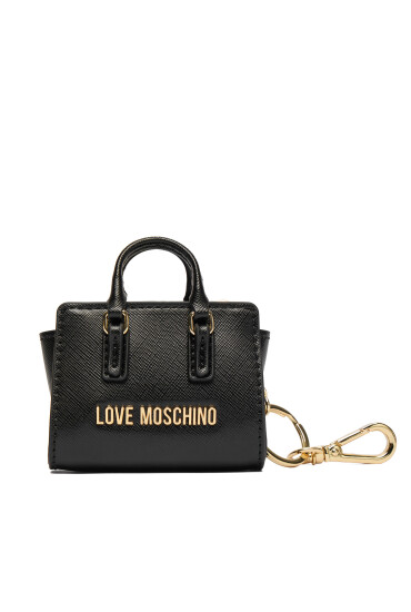 LOVE MOSCHINO Калъф за ключове JC5411PP0NKZ0000 Черен - Mera.bg
