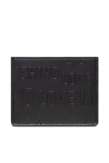 LOVE MOSCHINO Калъф за кредитни карти JC5672PP0DKG0000 Nero - Mera.bg