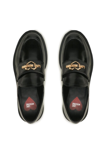 LOVE MOSCHINO лоуфъри с дебела подметка JA10154G1HIB0000 Черен - Mera.bg