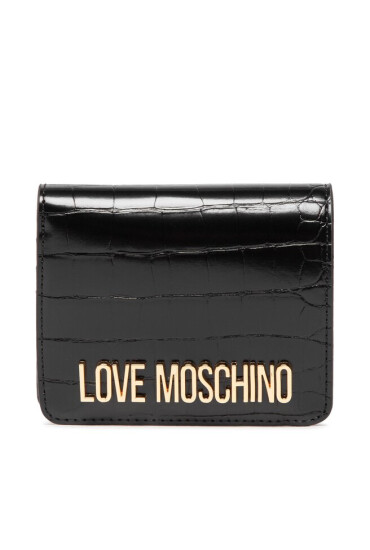 LOVE MOSCHINO Малък дамски портфейл JC5710PP0FKS0000 Nero - Mera.bg