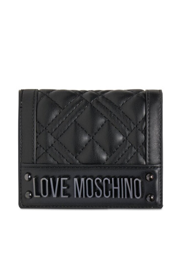 LOVE MOSCHINO Малък дамски портфейл JC5601PP0HLA000A Nero - Mera.bg