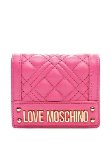 LOVE MOSCHINO Малък дамски портфейл JC5601PP0HLA0604 Розов - Mera.bg