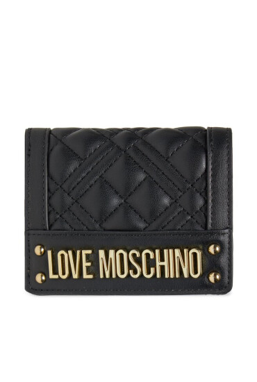 LOVE MOSCHINO Малък дамски портфейл JC5601PP1HLA0000 Nero - Mera.bg