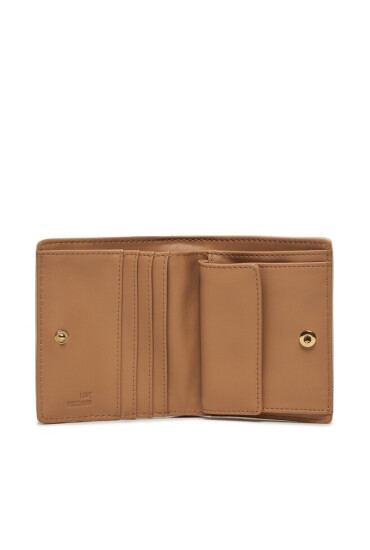 LOVE MOSCHINO Малък дамски портфейл JC5601PP1HLA0110 Avorio - Mera.bg