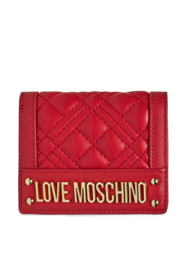 LOVE MOSCHINO Малък дамски портфейл JC5601PP1HLA0500 Rosso - Mera.bg