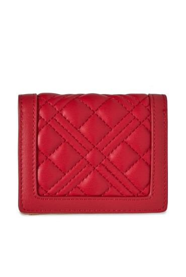 LOVE MOSCHINO Малък дамски портфейл JC5601PP1HLA0500 Rosso - Mera.bg