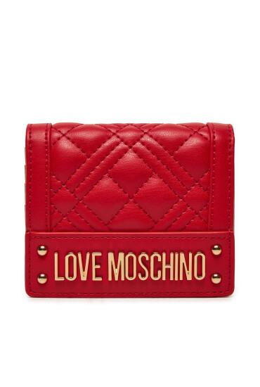 LOVE MOSCHINO Малък дамски портфейл JC5601PP1LLA0500 Червен - Mera.bg