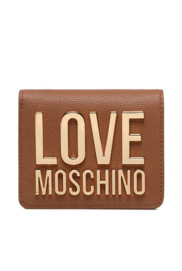 LOVE MOSCHINO Малък дамски портфейл JC5612PP1HLI0201 Cammello - Mera.bg