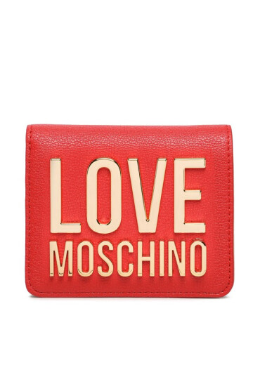 LOVE MOSCHINO Малък дамски портфейл JC5612PP1HLI0500 Rosso - Mera.bg