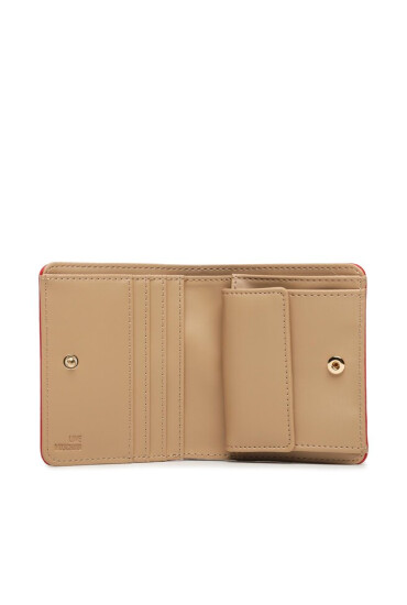 LOVE MOSCHINO Малък дамски портфейл JC5612PP1HLI0500 Rosso - Mera.bg