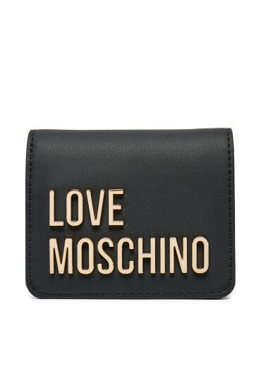 LOVE MOSCHINO Малък дамски портфейл JC5612PP1LKD0000 Черен - Mera.bg