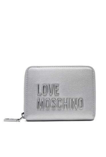 LOVE MOSCHINO Малък дамски портфейл JC5613PP1MKD196B Сребрист - Mera.bg