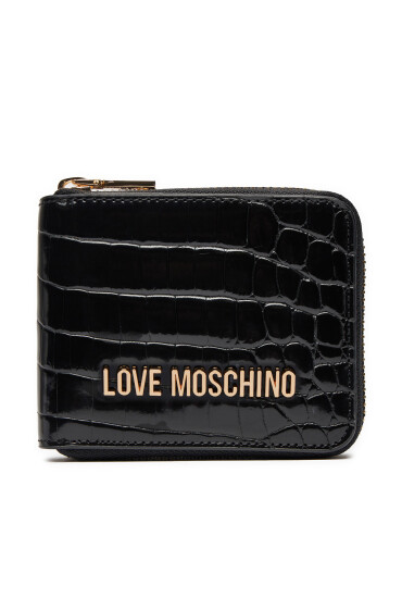 LOVE MOSCHINO Малък дамски портфейл JC5639PP0LKJ0000 Черен - Mera.bg