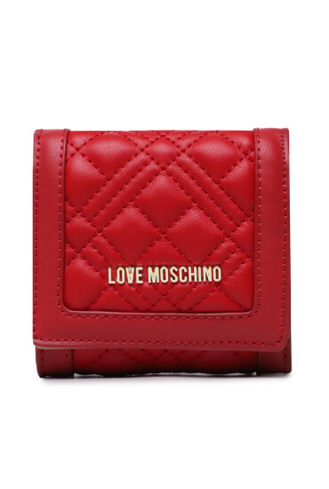 LOVE MOSCHINO Малък дамски портфейл JC5683PP1GLA0500 Rosso - Mera.bg