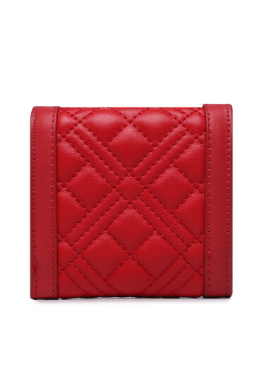 LOVE MOSCHINO Малък дамски портфейл JC5683PP1GLA0500 Rosso - Mera.bg