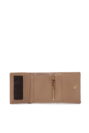 LOVE MOSCHINO Малък дамски портфейл JC5683PP1GLA0609 Nude - Mera.bg