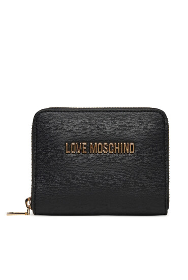 LOVE MOSCHINO Малък дамски портфейл JC5702PP1MLD0000 Черен - Mera.bg