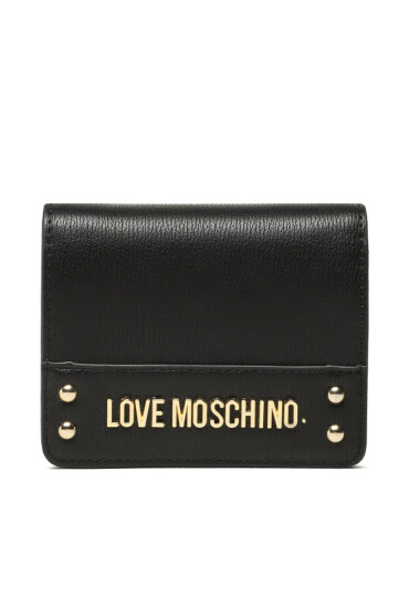 LOVE MOSCHINO Малък дамски портфейл JC5703PP1HLD0000 Nero - Mera.bg
