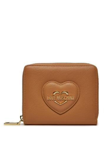 LOVE MOSCHINO Малък дамски портфейл JC5733PP0IKL0226 Кафяв - Mera.bg