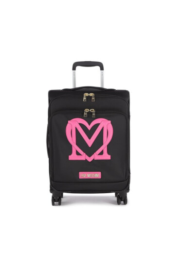LOVE MOSCHINO Самолетен куфар за ръчен багаж JC5101PP1GKX000C Черен - Mera.bg