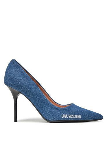 LOVE MOSCHINO Обувки на ток JA10089G1LJO5700 Син - Mera.bg