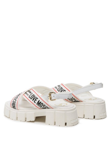 LOVE MOSCHINO Сандали JA16186G0GIX210A Bia/Ner/Ros - Mera.bg