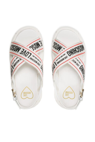 LOVE MOSCHINO Сандали JA16186G0GIX210A Bia/Ner/Ros - Mera.bg