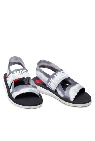 LOVE MOSCHINO Сандали JA16033G0EJN500A Grig/Nero - Mera.bg