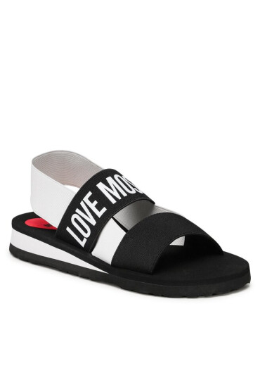LOVE MOSCHINO Сандали JA16033G0GJN400A Nero/Bianco - Mera.bg